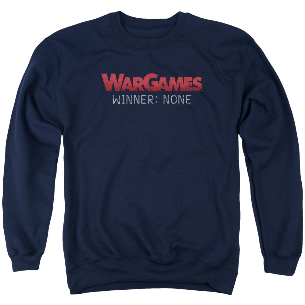 Wargames No Winners Mens Crewneck Sweatshirt Navy