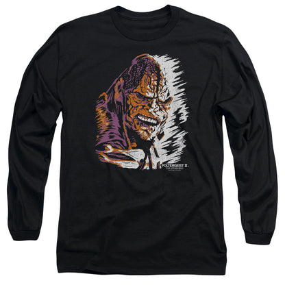 Poltergeist Ii Kane Worm Mens Long Sleeve Shirt Black Officially Licensed