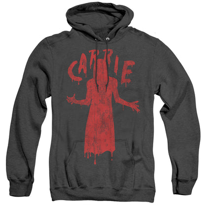 Carrie Silhouette Heather Mens Hoodie Black Officially Licensed