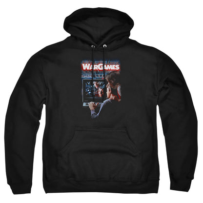 Wargames Poster Mens Hoodie Black Officially Licensed