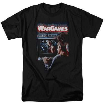 Wargames Poster Mens T Shirt Black Officially Licensed