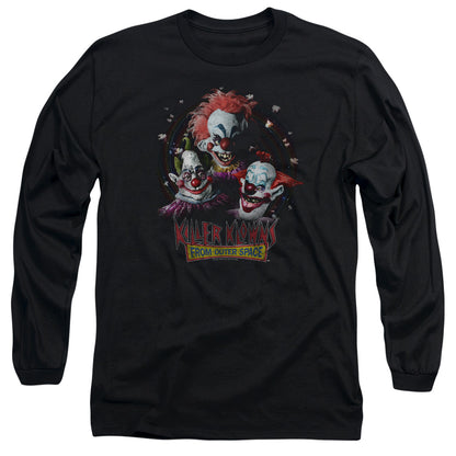 Killer Klowns From Outer Space Killer Klowns Mens Long Sleeve Shirt Black Officially Licensed Officially Licensed