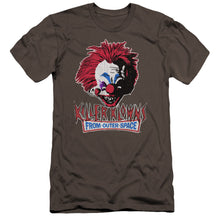 Load image into Gallery viewer, Killer Klowns From Outer Space Rough Clown Premium Bella Canvas Slim Fit Mens T Shirt Charcoal