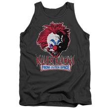Load image into Gallery viewer, Killer Klowns From Outer Space Rough Clown Mens Tank Top Shirt Charcoal