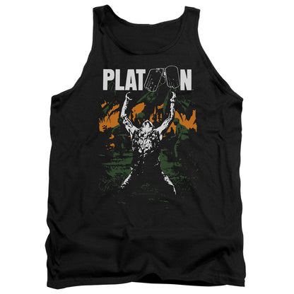 Platoon Graphic Mens Tank Top Shirt Black