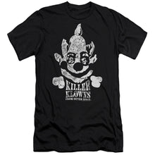 Load image into Gallery viewer, Killer Klowns From Outer Space Kreepy Premium Bella Canvas Slim Fit Mens T Shirt Black