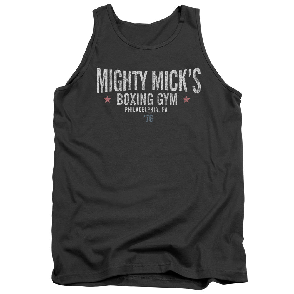 Rocky Mighty Micks Boxing Gym Mens Tank Top Shirt Charcoal