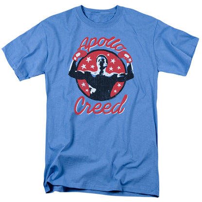 Rocky Apollo Star Mens T Shirt Carolina Blue Officially Licensed