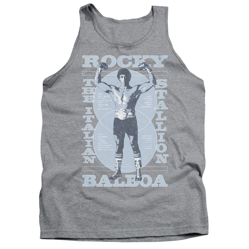 Rocky Gun Show Mens Tank Top Shirt Athletic Heather