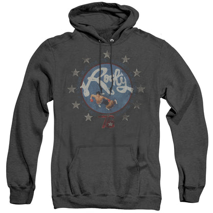 Rocky Bloodiest Bicentennial Heather Mens Hoodie Black Officially Licensed