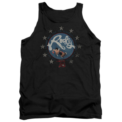 Rocky Bloodiest Bicentennial Mens Tank Top Shirt Black