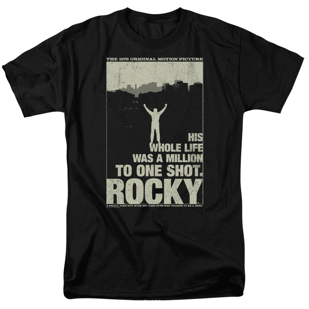 Rocky Silhouette Mens T Shirt Black Officially Licensed
