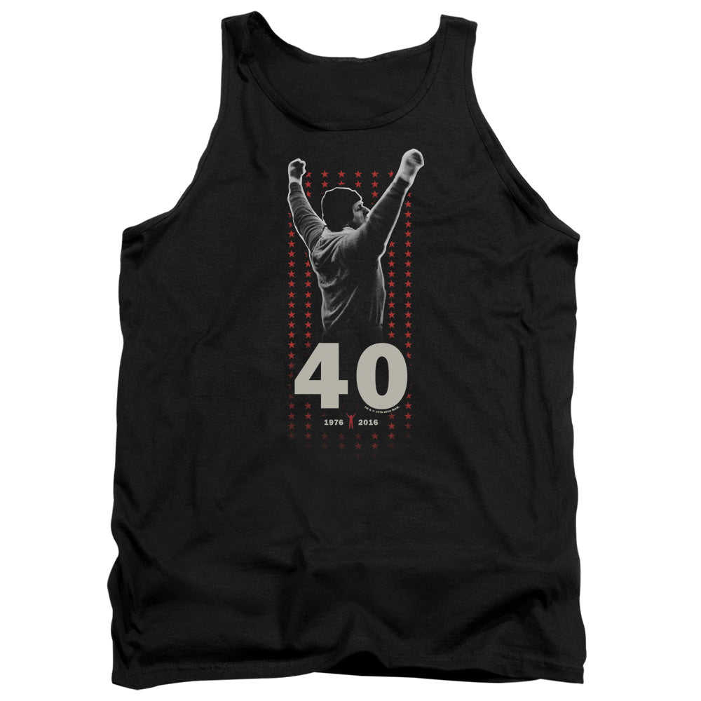 Rocky Stars Mens Tank Top Shirt Black