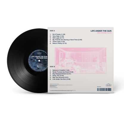 Militarie Gun Life Under the Gun Black Vinyl Record