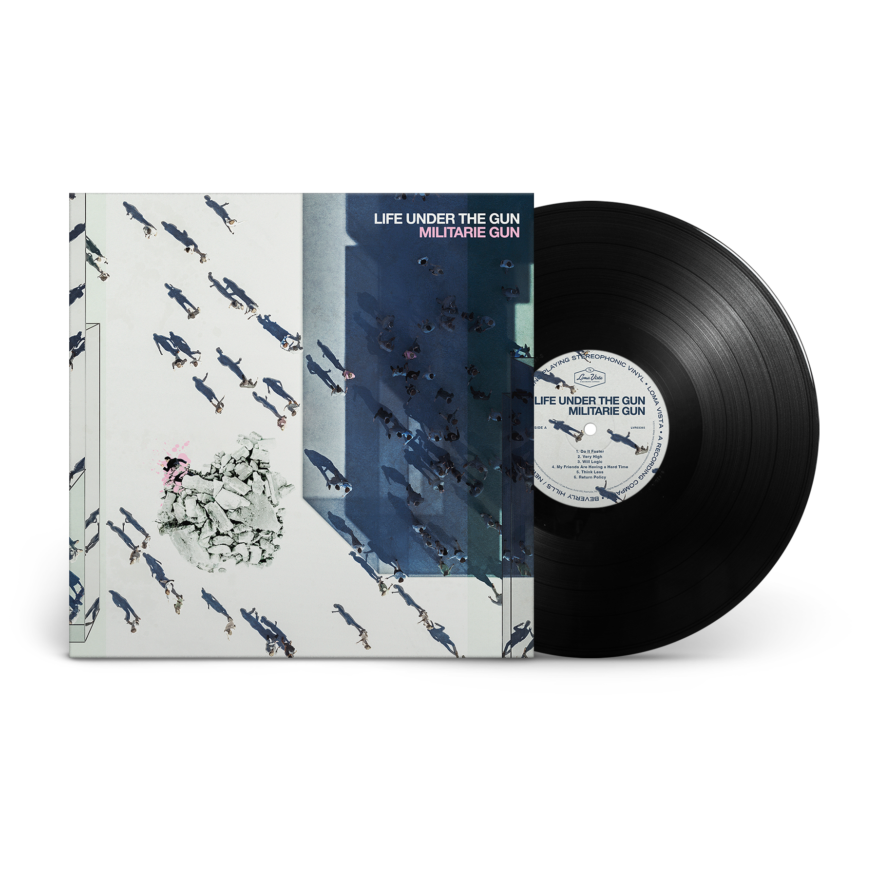 Militarie Gun Life Under the Gun Black Vinyl Record