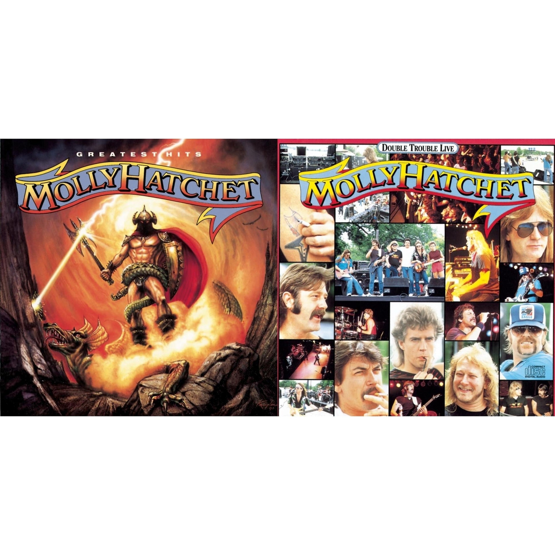 Molly Hatchet - Greatest Hits & Double Trouble - CD Bundle