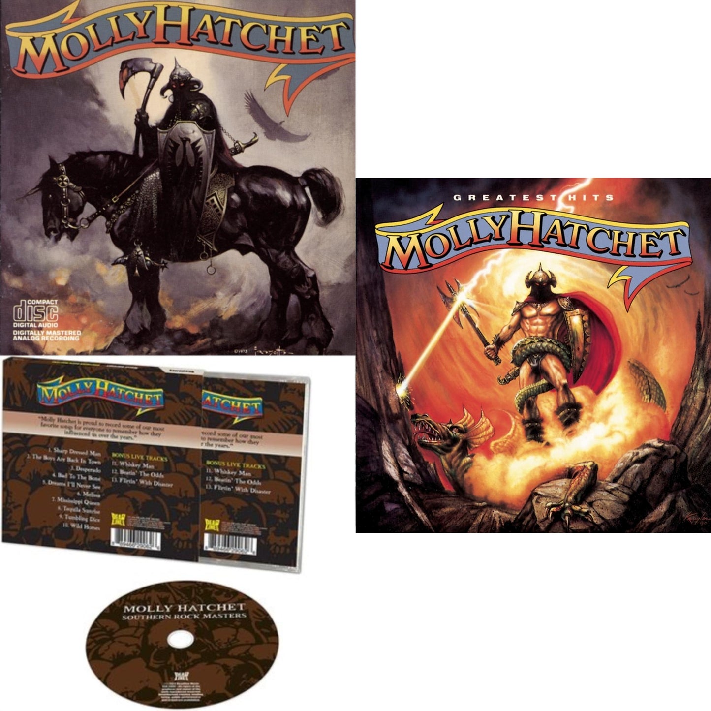 Molly Hatchet - Molly Hatchet & Southern Rock Masters & Greatest Hits - CD Bundle