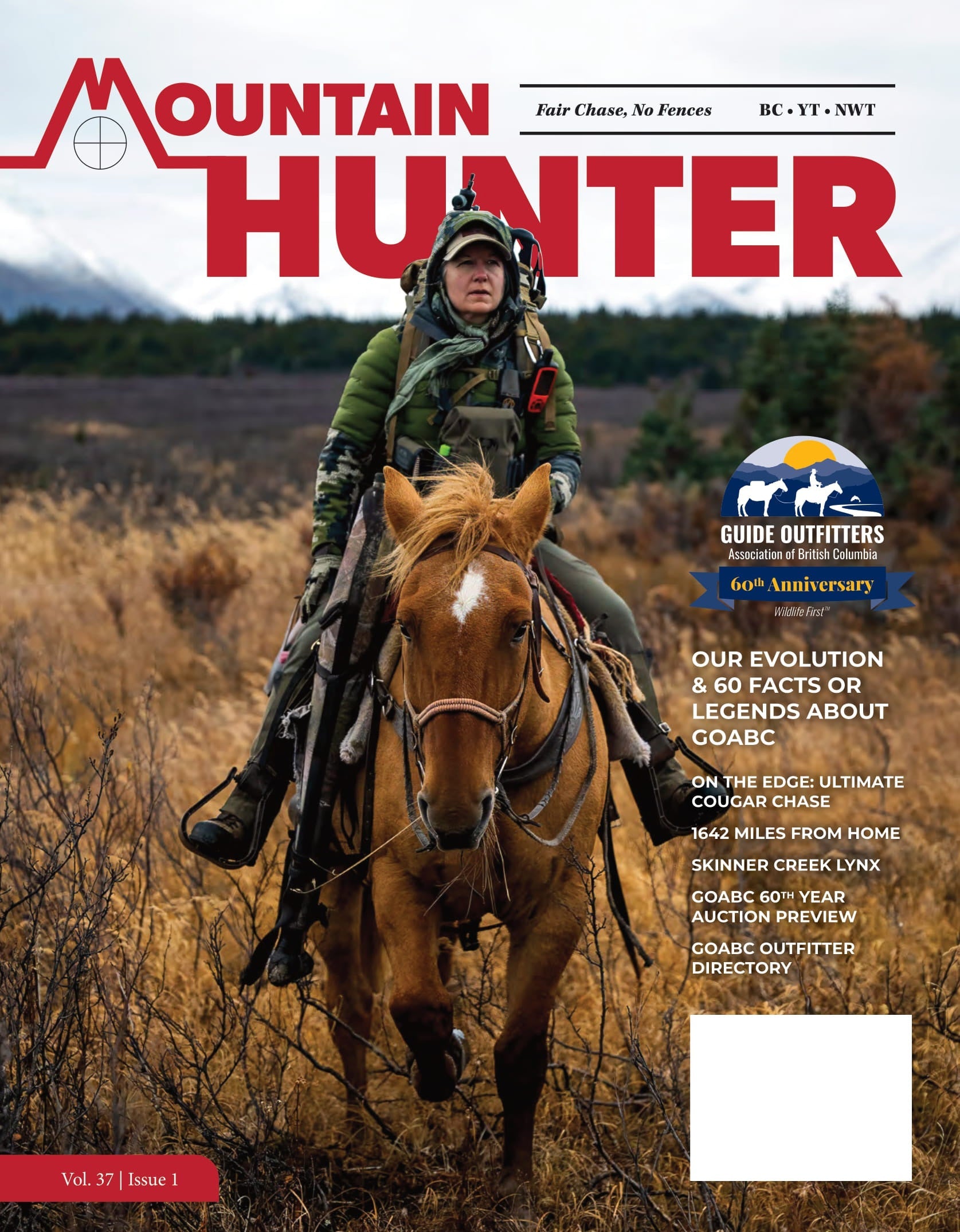 Mountain Hunter - Winter 2026: Ultimate Cougar Chase, Skinner Creek Lynx Hunt, GOABC 60th Year Auction Preview, Best Practices For Ethical Hunting Adventures, Top Conservation Partners & More!
