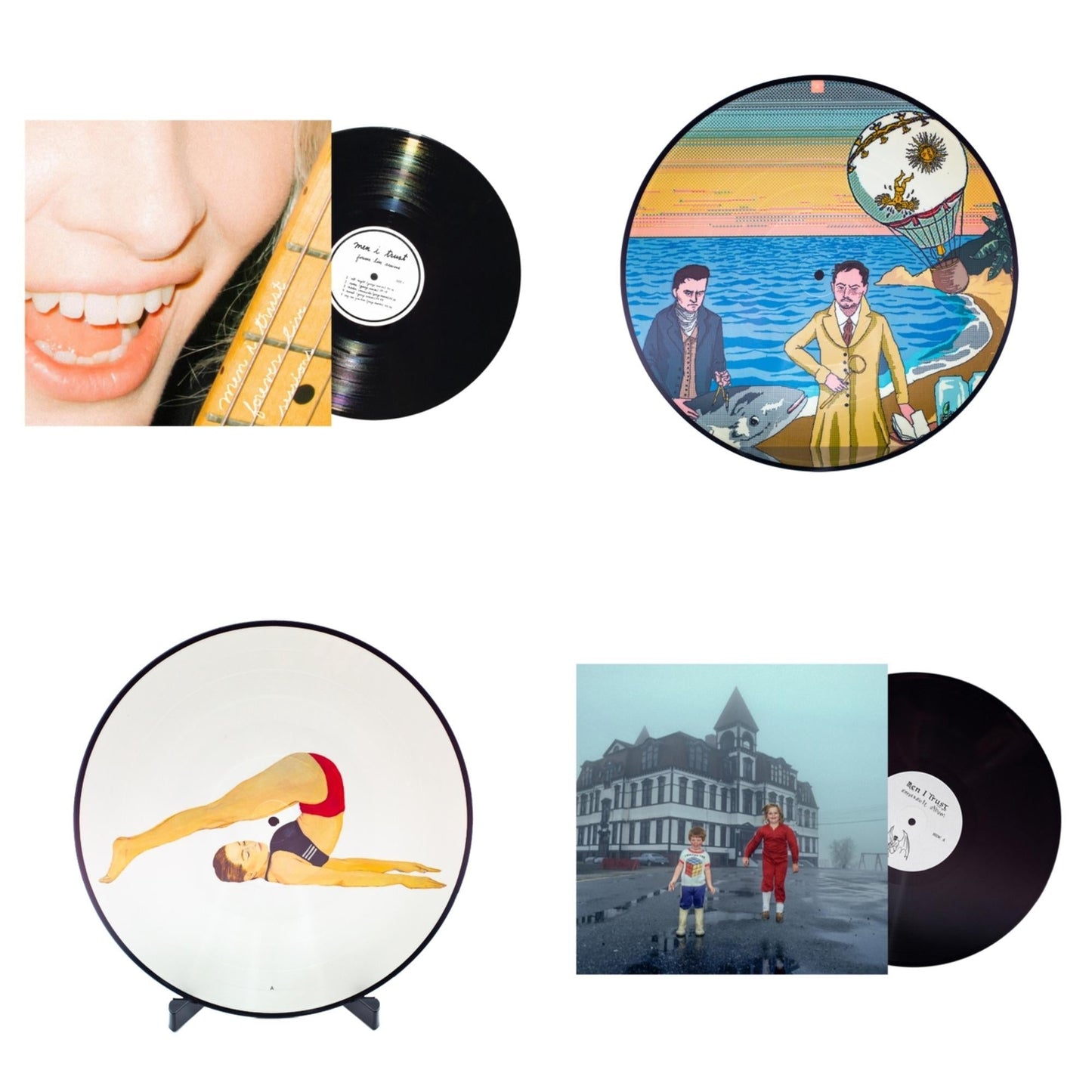 Men I Trust - Forever Live Sessions & Headoom (Picture Disc) & Men I Trust (Picture Disc) & Untourable Album - LP Vinyl Bundle