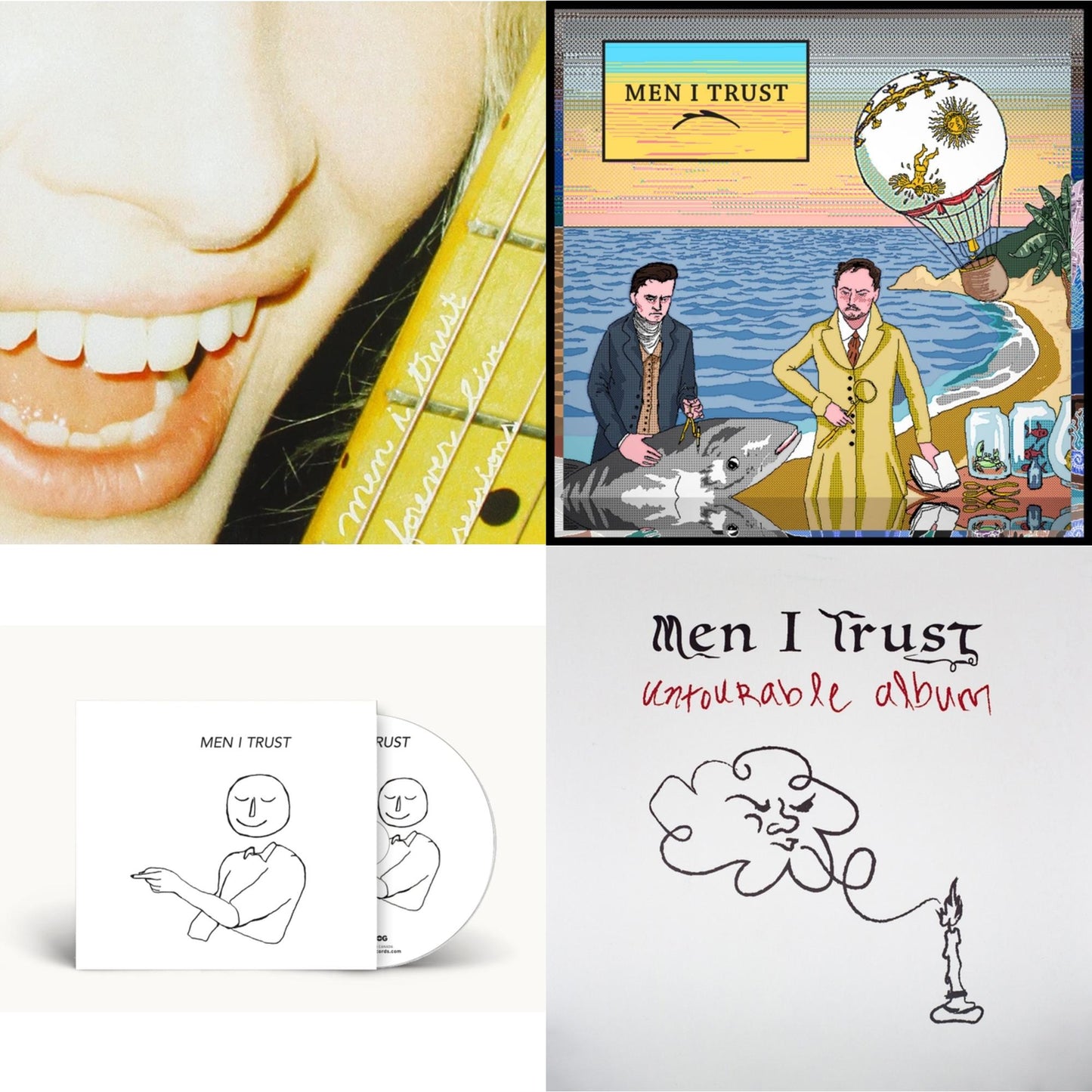 Men I Trust - S/T & Men I Trust & Forever Live Sessions & Japan Untourable Album - CD Bundle