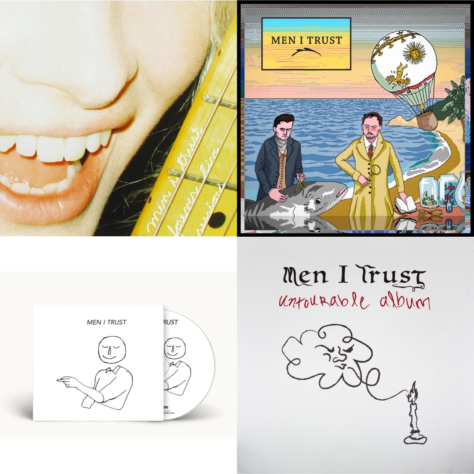 Men I Trust - S/T & Men I Trust & Forever Live Sessions & Japan Untourable Album - CD Bundle