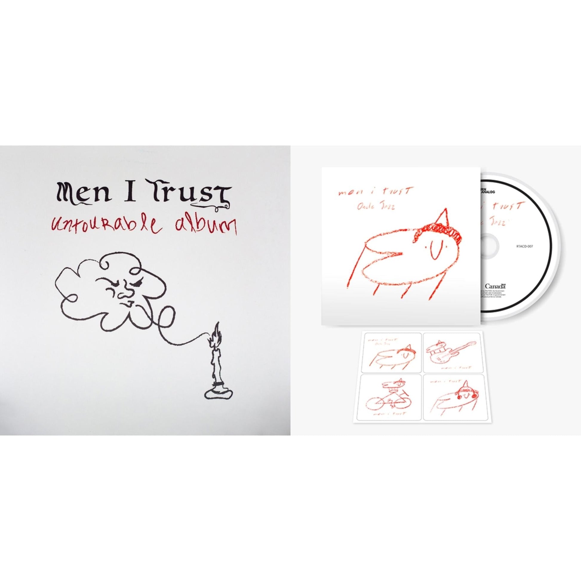 Men I Trust - Oncle Jazz & Japan Untourable Album - CD Bundle