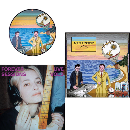 Men I Trust - Headoom (Picture Disc) & Forever Live Sessions Vol 2  & Men I Trust - LP Vinyl Bundle