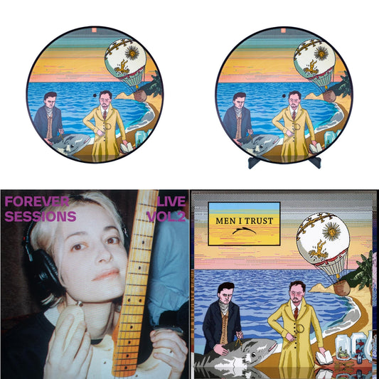 Men I Trust - Headoom (Picture Disc) & Men I Trust (Picture Disc) & Forever Live Sessions Vol 2  & Men I Trust - LP Vinyl Bundle