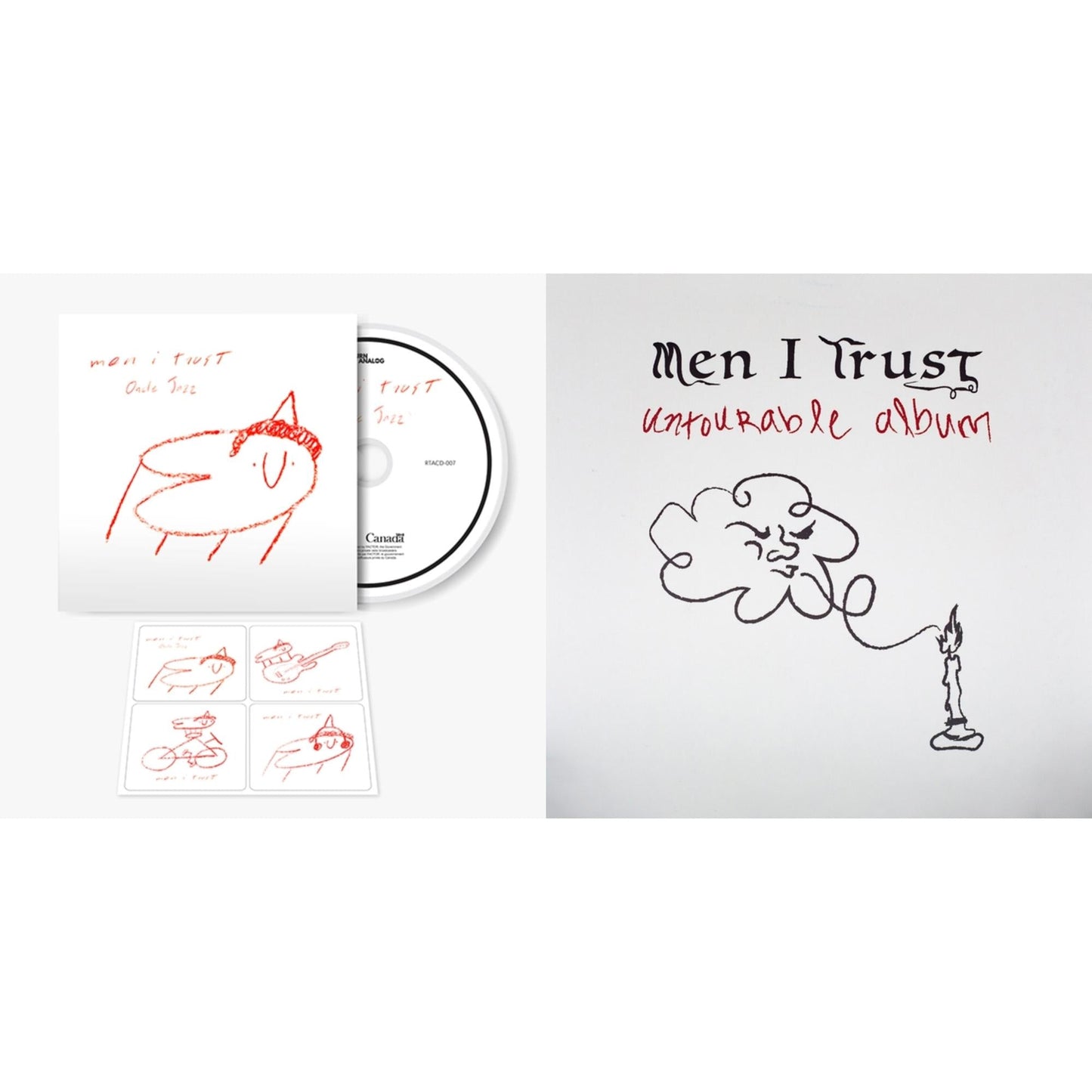 Men I Trust - Oncle Jazz & Japan Untourable Album - CD Bundle