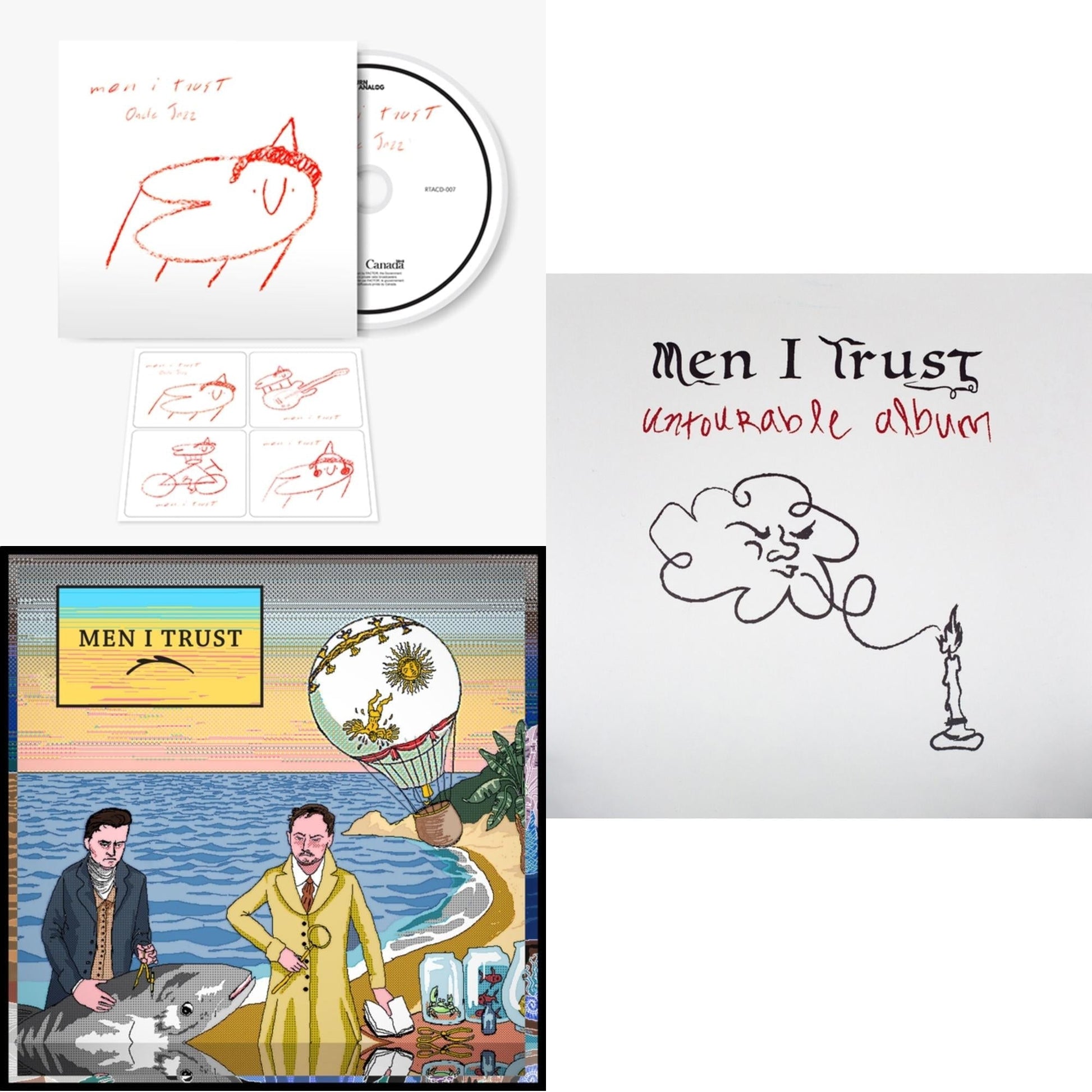 Men I Trust - Oncle Jazz & Men I Trust & Japan Untourable Album - CD Bundle
