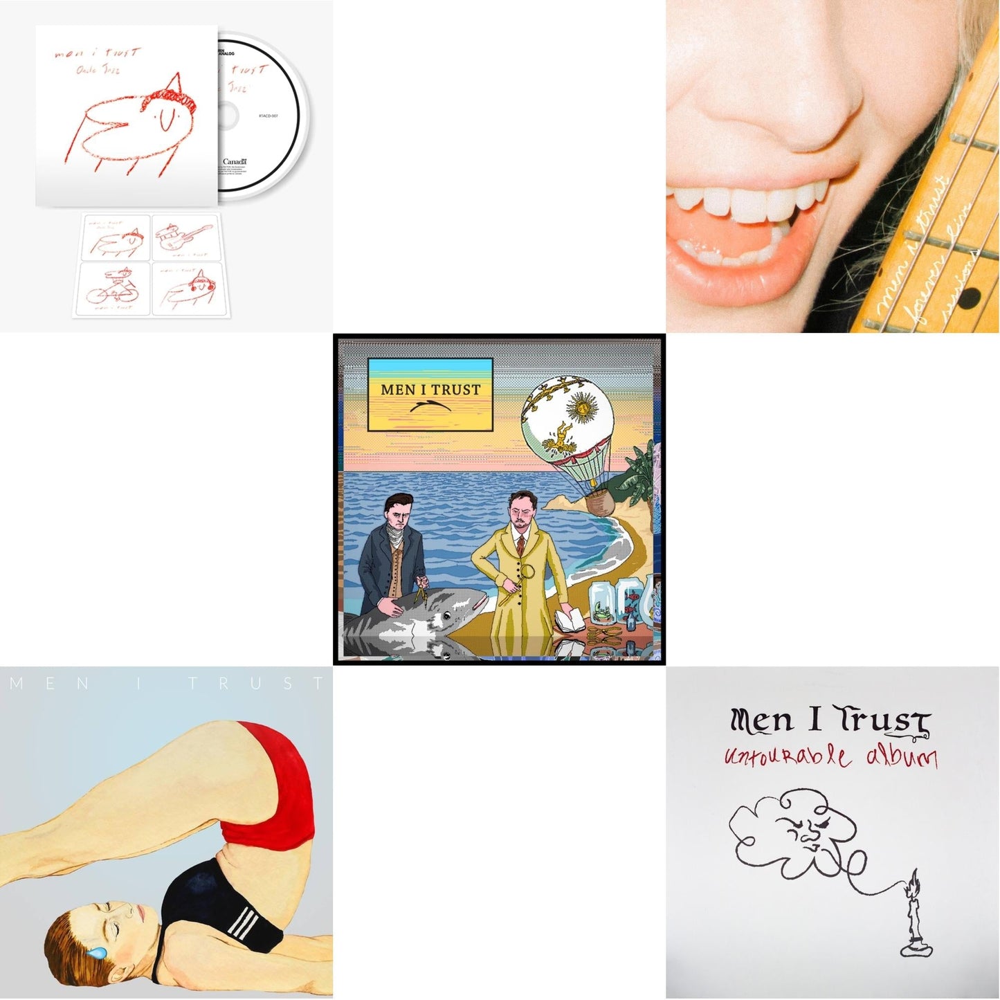 Men I Trust - Oncle Jazz & Headroom & Men I Trust & Forever Live Sessions & Japan Untourable Album - CD Bundle
