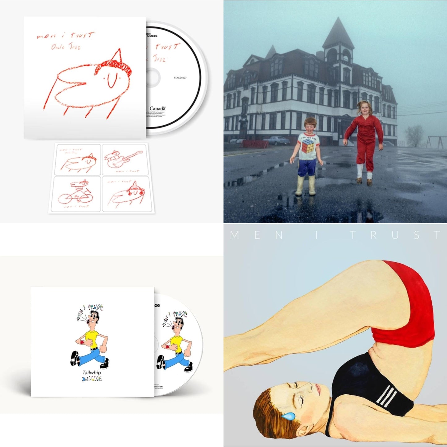 Men I Trust - Oncle Jazz & Untourable Album & Tailwhip (Deluxe) & Headroom - CD Bundle