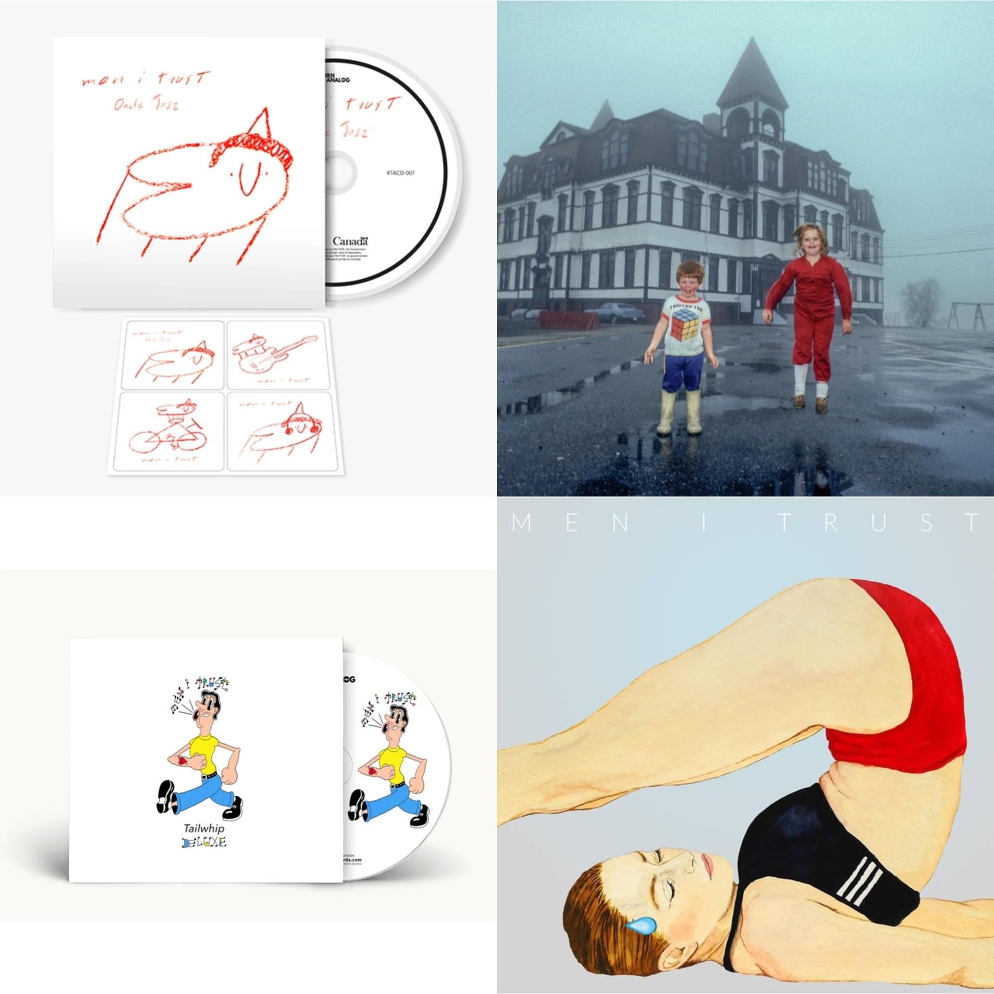 Men I Trust - Oncle Jazz & Untourable Album & Tailwhip (Deluxe) & Headroom - CD Bundle