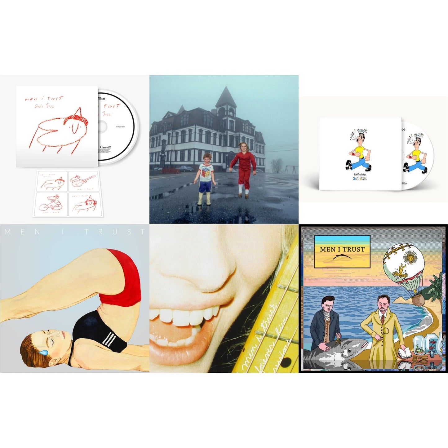 Men I Trust - Oncle Jazz & Untourable Album & Tailwhip (Deluxe) & Headroom & Forever Live Sessions & Men I Trust - CD Bundle