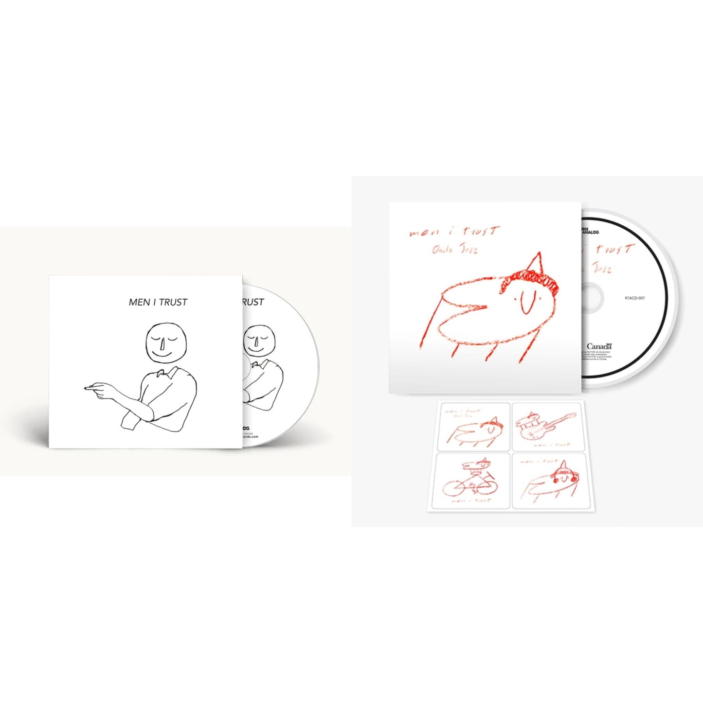 Men I Trust - S/T & Oncle Jazz - CD Bundle