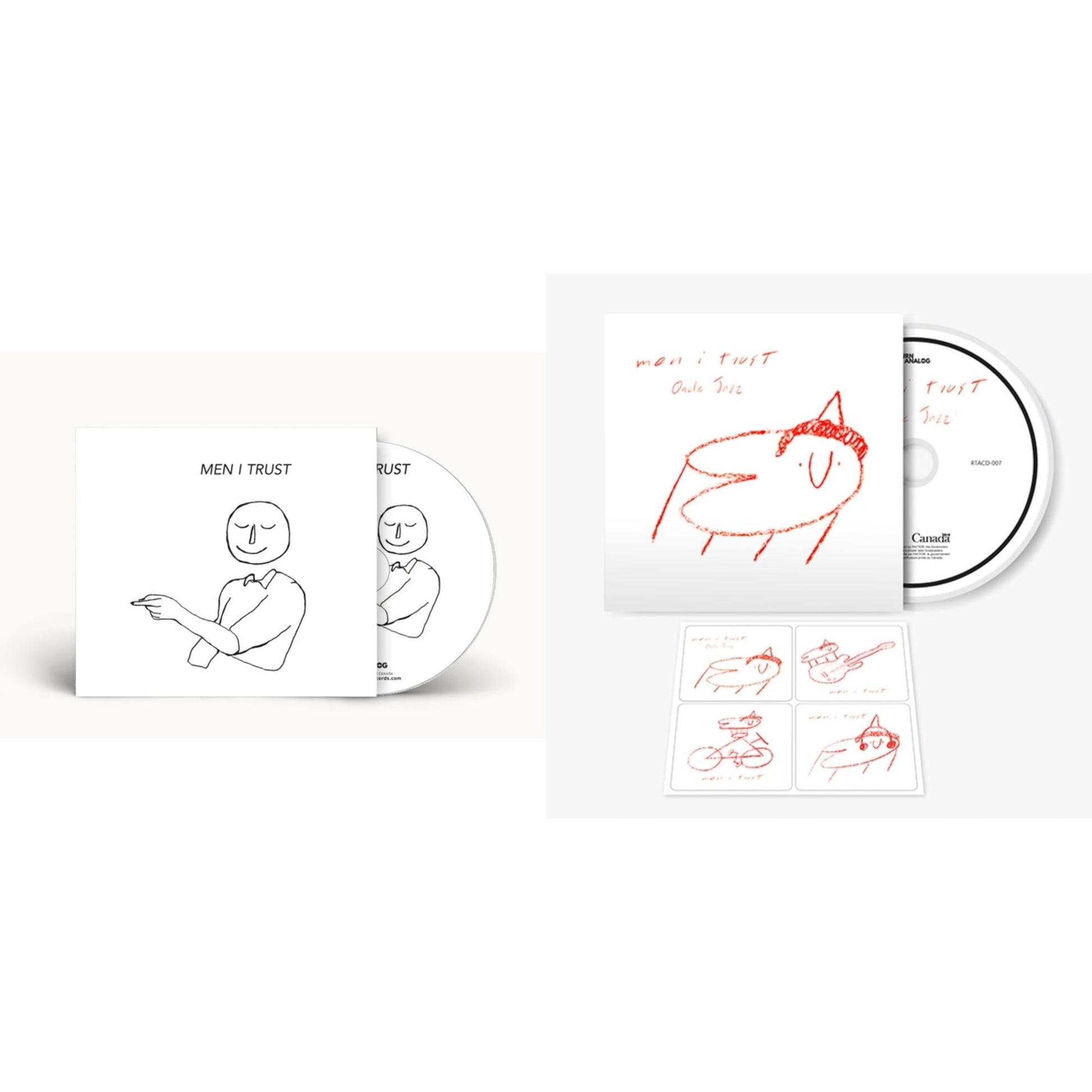 Men I Trust - S/T & Oncle Jazz - CD Bundle