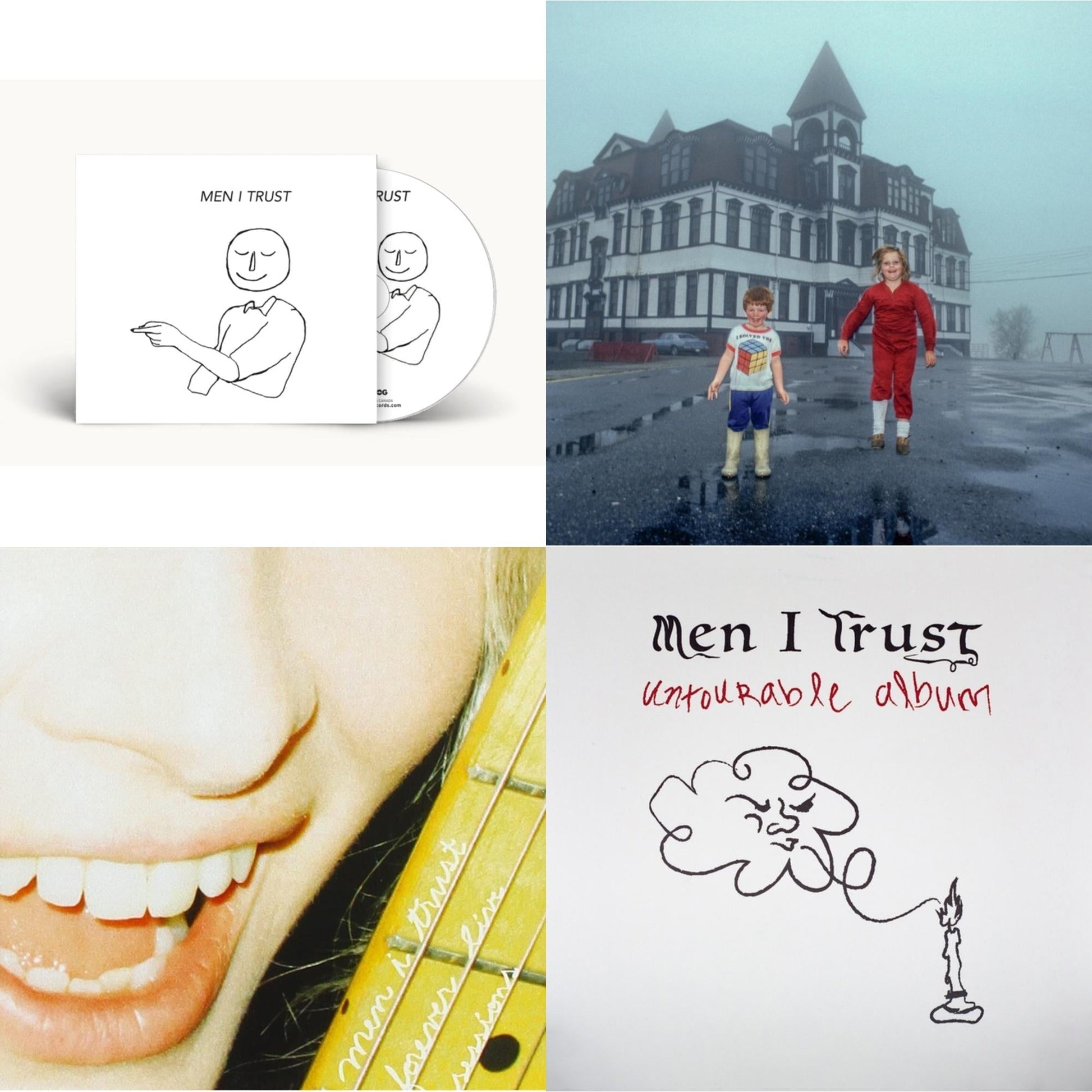 Men I Trust - S/T & Untourable Album & Forever Live Sessions & Japan Untourable Album - CD Bundle