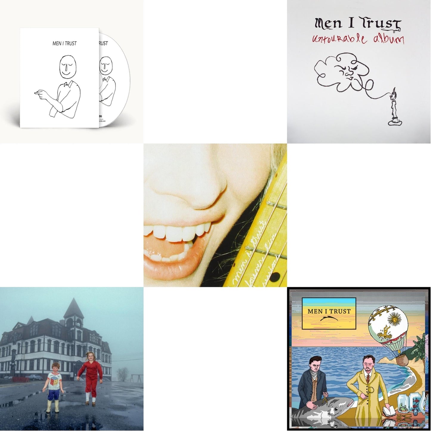 Men I Trust - S/T & Untourable Album & Forever Live Sessions & Japan Untourable Album & Men I Trust - CD Bundle