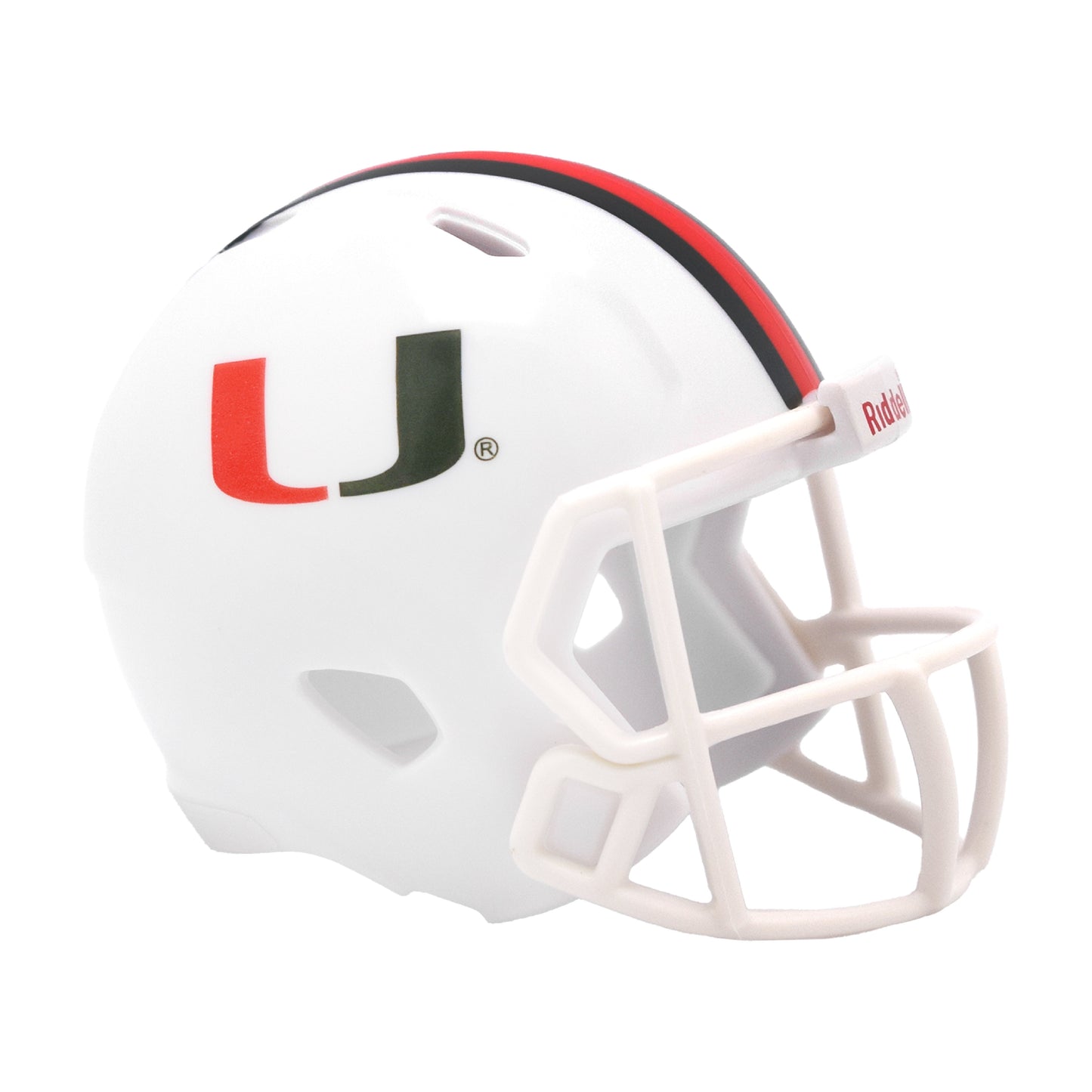 Miami Hurricanes Riddell Speed Pocket Pro Football Helmet