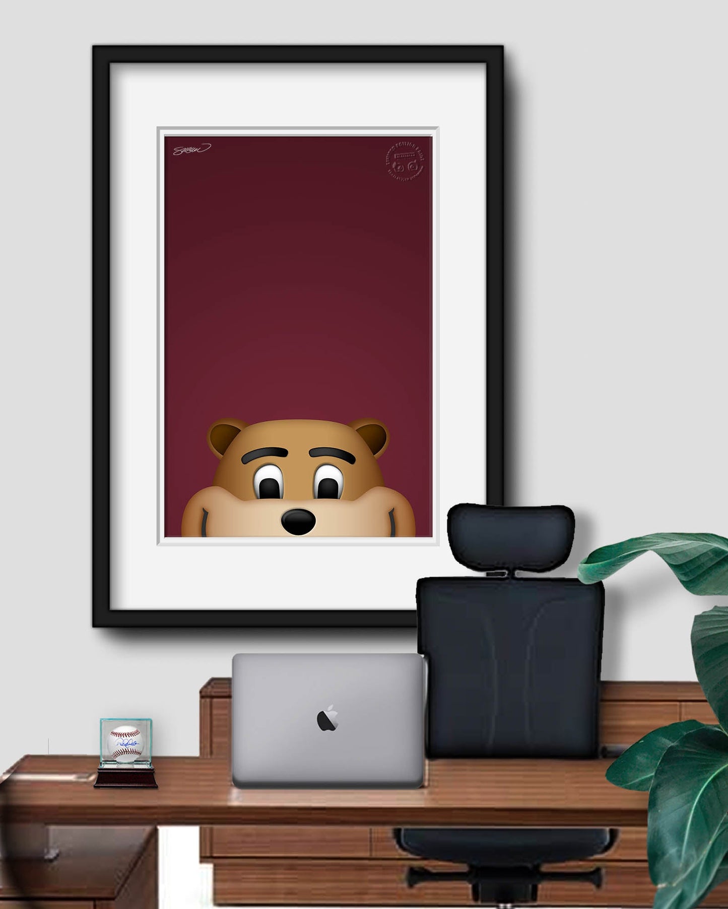 Minimalist Goldy Gopher