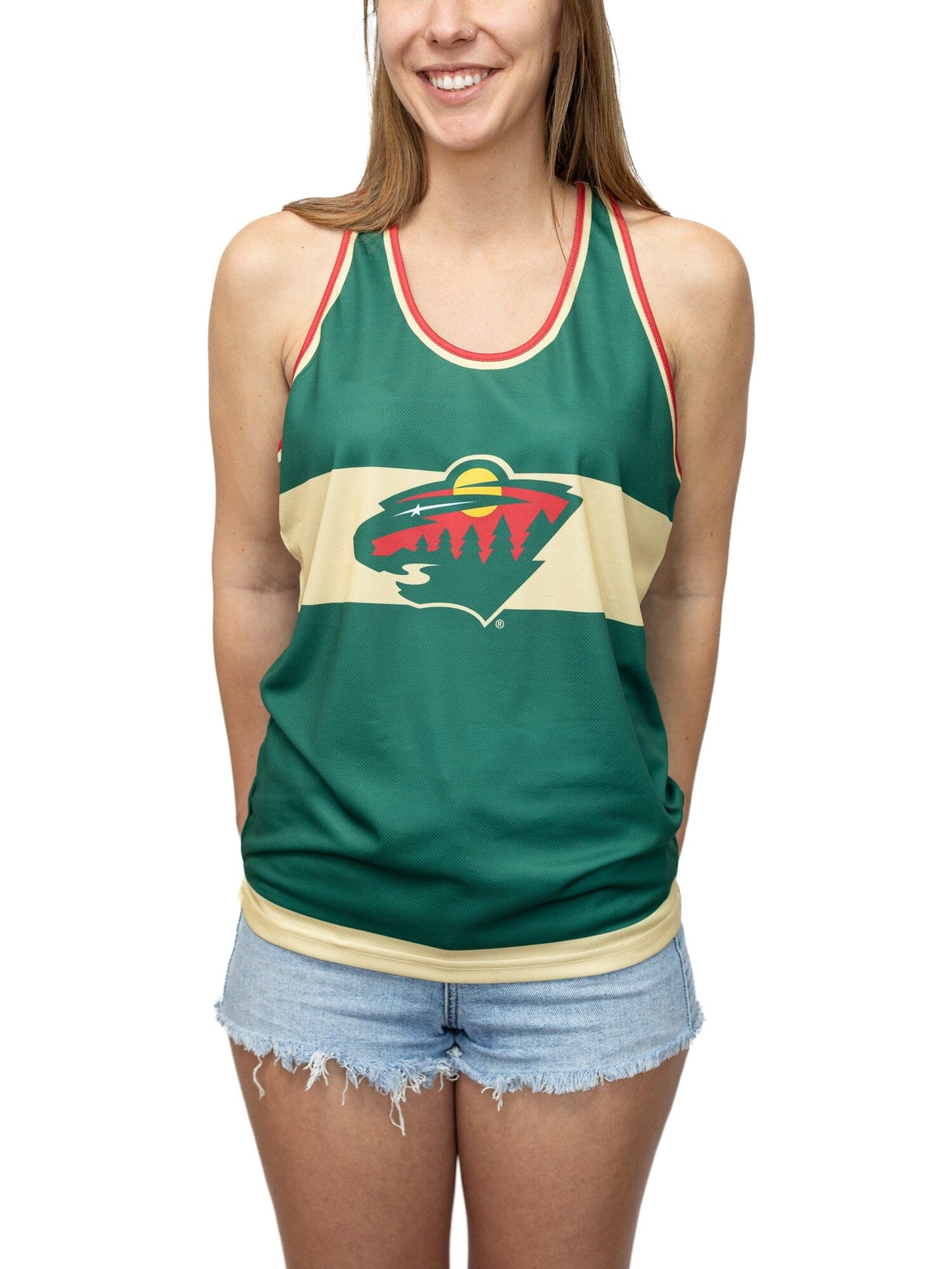 Minnesota Wild Women's Racerback Hockey Tank