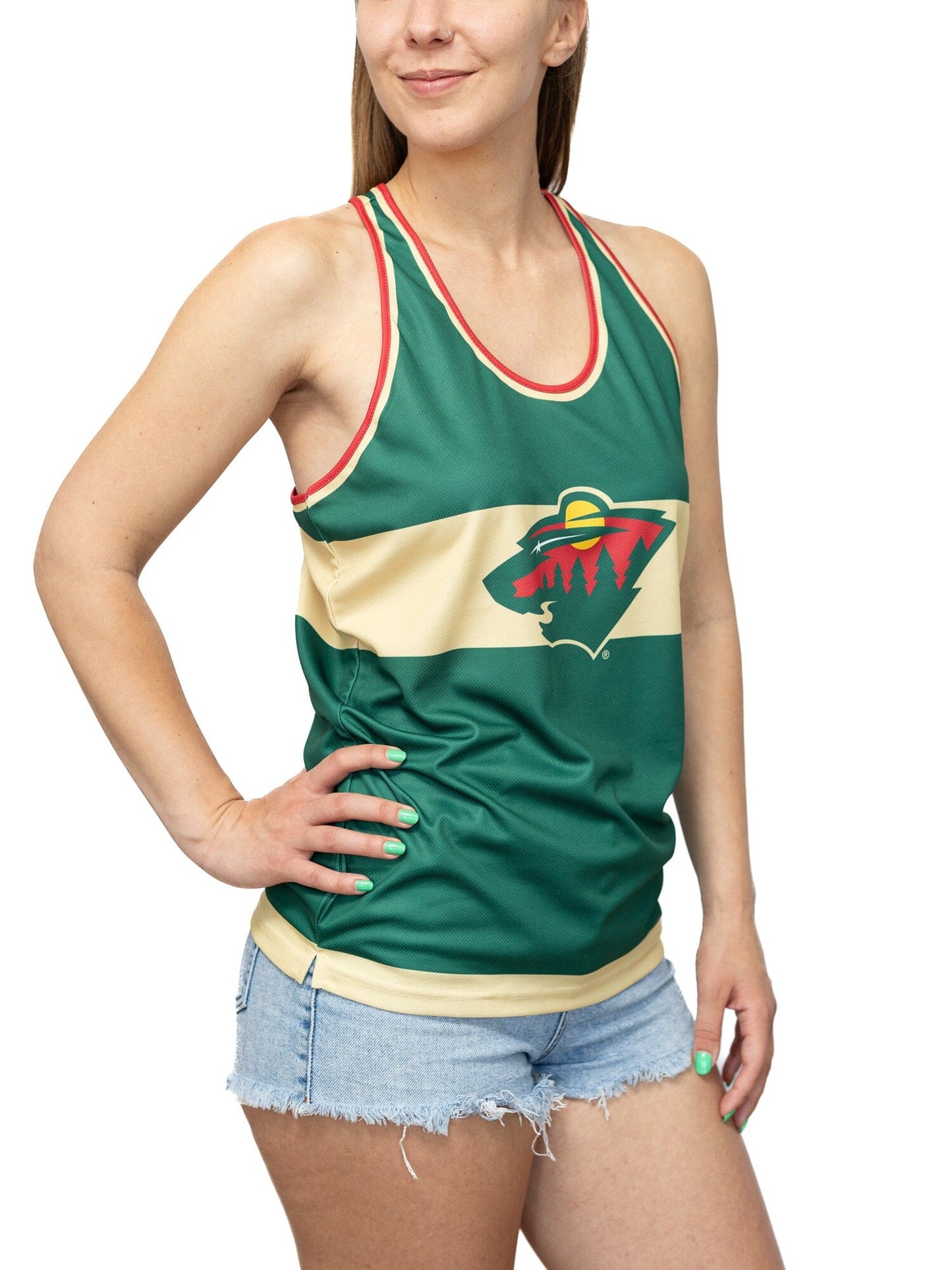 Minnesota Wild Women's Racerback Hockey Tank