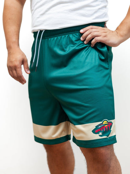 Minnesota Wild Mesh Hockey Shorts