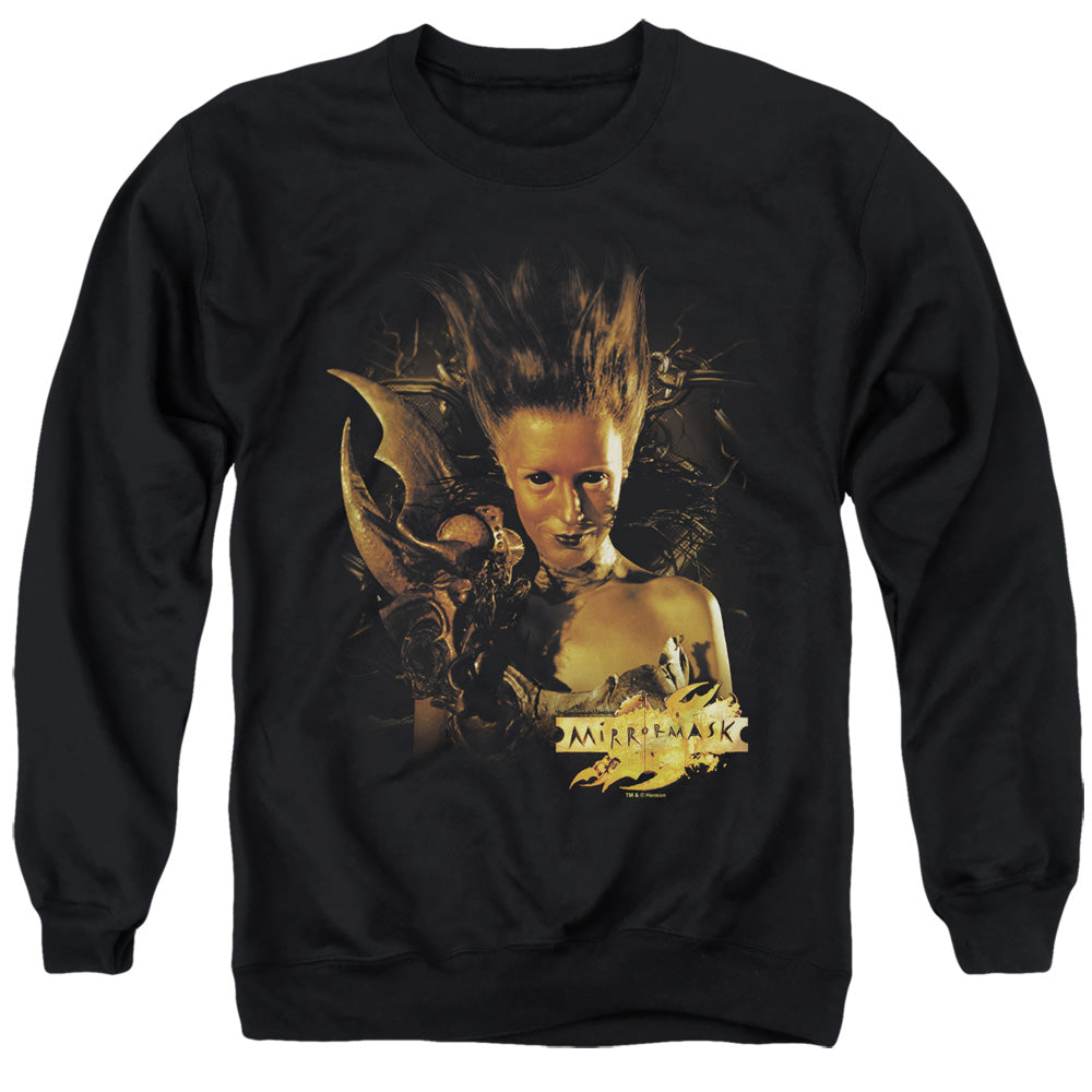 Mirrormask Queen Of Shadows Mens Crewneck Sweatshirt Black Officially Licensed
