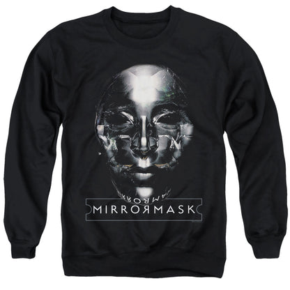 Mirrormask Mask Mens Crewneck Sweatshirt Black Officially Licensed