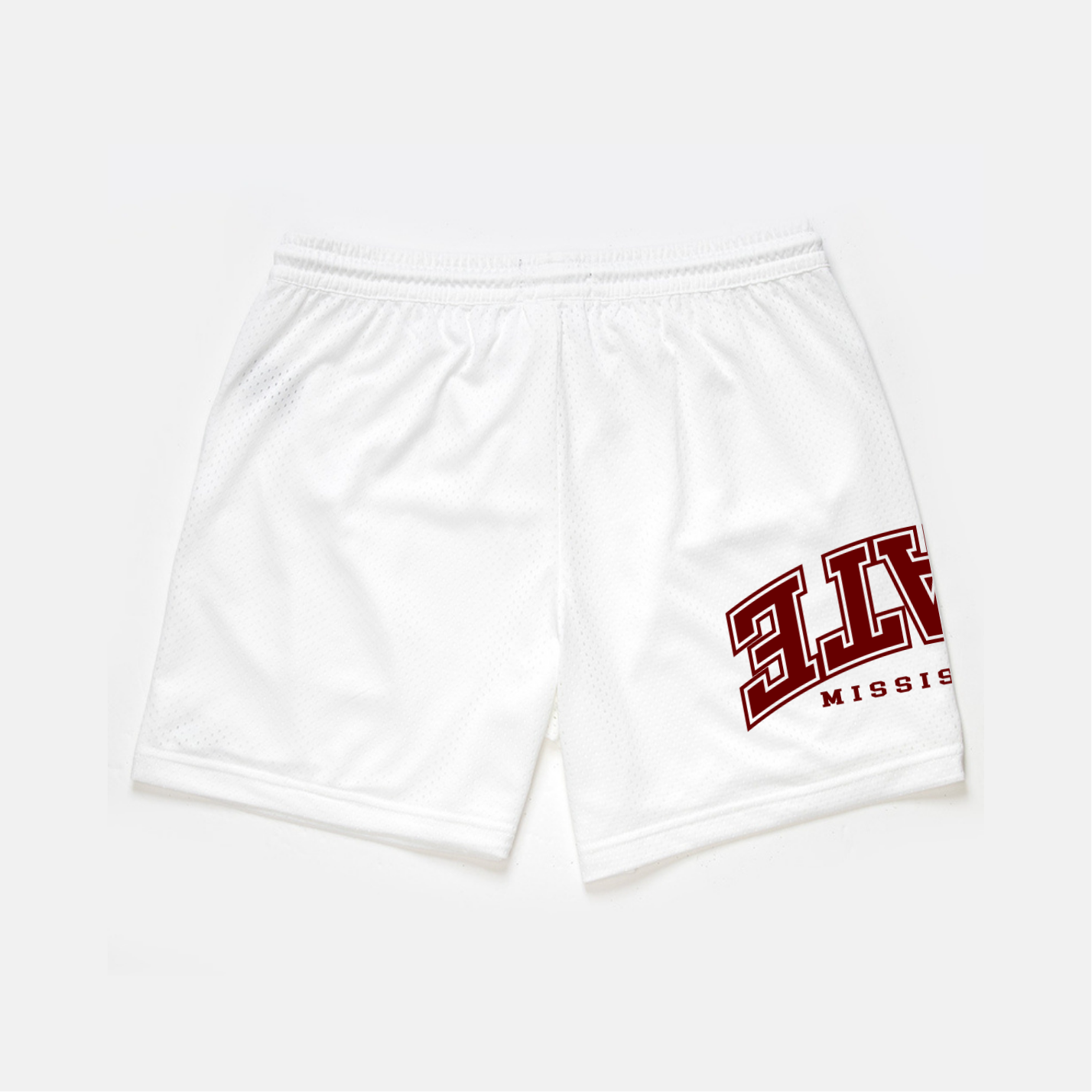 Mississippi State Mesh Shorts White Exclusive