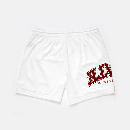 Mississippi State Mesh Shorts White Exclusive