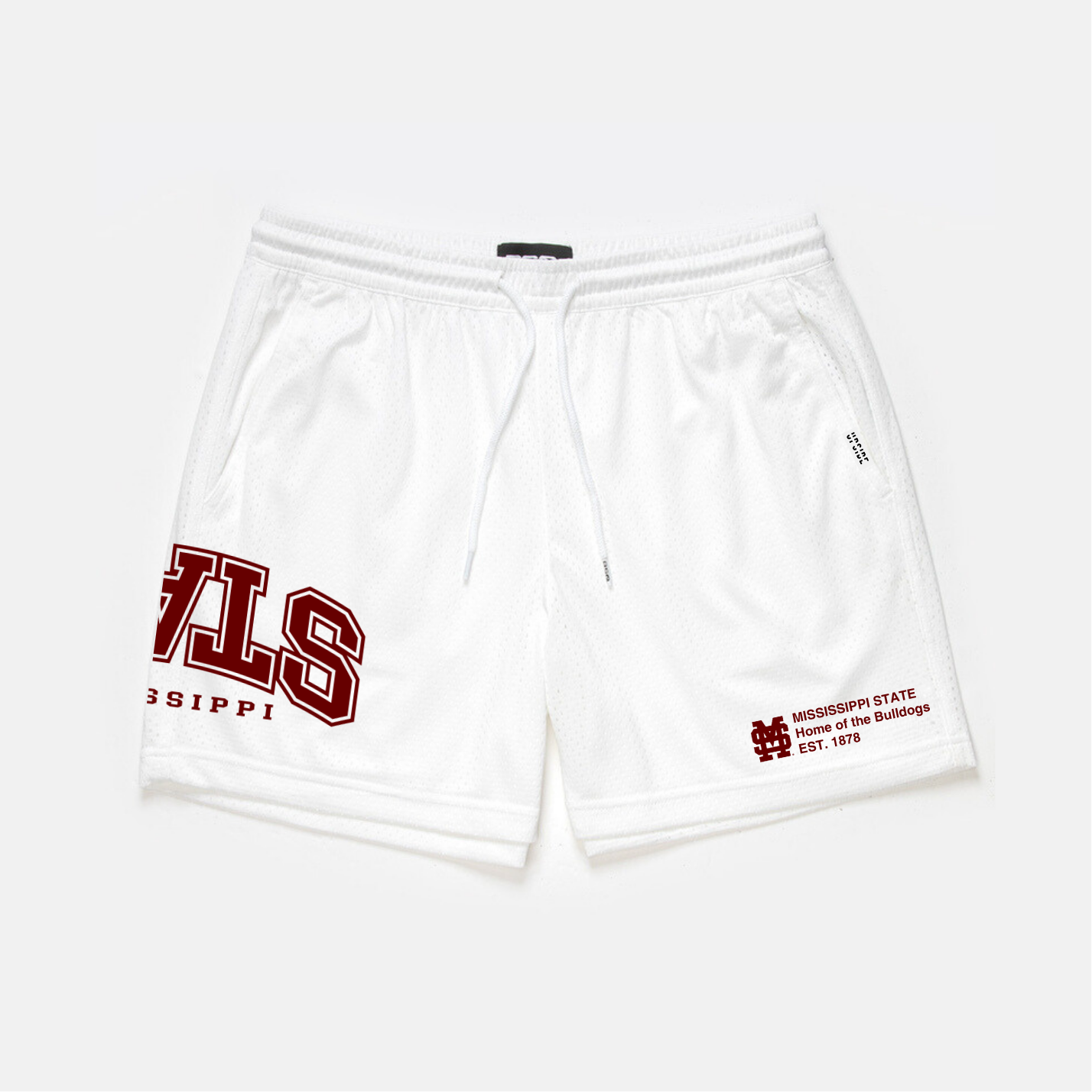 Mississippi State Mesh Shorts White Exclusive