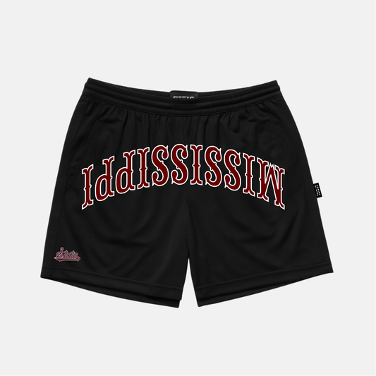 Mississippi State Mesh Shorts Black