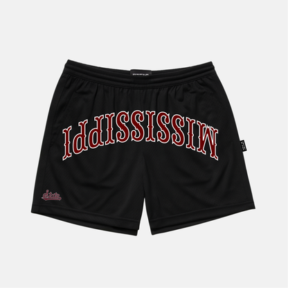 Mississippi State Mesh Shorts Black
